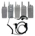 Kit 8 Fones De Ouvido Rádio Motorola Ptt Ep450 Dep450 Bd506 5