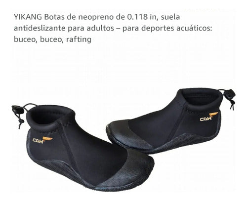 YIKANG Botas Cgw Neopreno Yikang 0-118in Deportes Acuaticos Antides 1