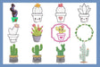 60 Embroidery Machine Matrices for Flowers / Cactus 0
