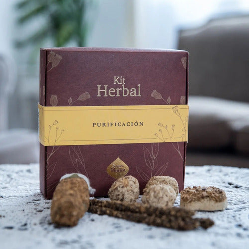 Healing Crystals Kit + Sacred Mother Purification Herbal Kit 1