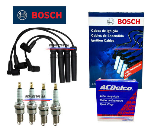 Cables Y Bujias Bosch Aveo 1.6 2009 2010 2011 2012 2013 2014 0