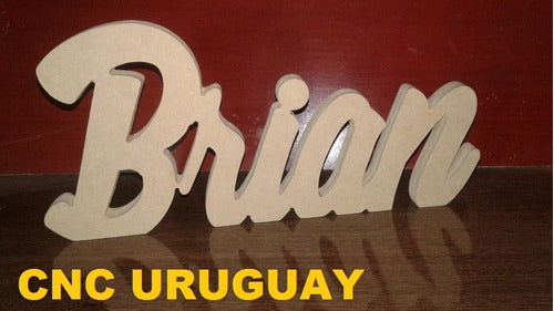 Brian - Letras En Madera Mdf 16 Cm. Para Decoración 1