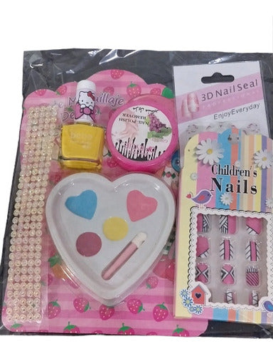 Ydnis Makeup Kit for Girls - 6 Items Including Shadows, Nail Polish, and Nail Art 3