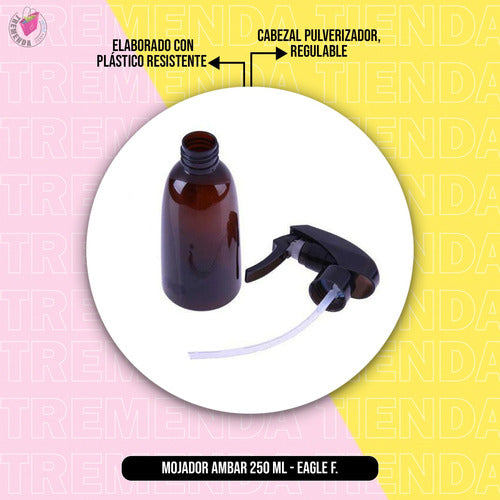 Mojador Para Cabello Eagle Fortress Ambar Peluqueria 250 Ml 1