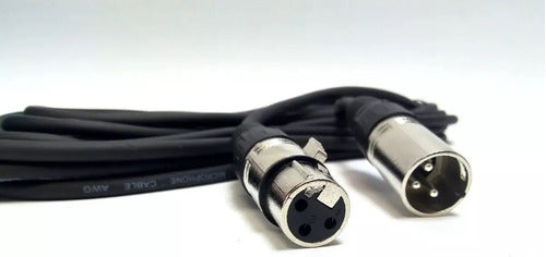 Warwick XLR Male to XLR Female Cable 6m Balanced Microphone Canon 2