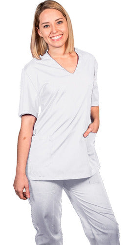 Medical Uniform Set by Arciel Inta in White Unisex - Ideal Gift! 1