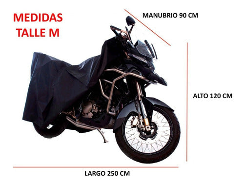 Waterproof Motorcycle Cover with Buckle Closure + Storage Bag 3