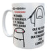 Orca Sublimated Ceramic Mug - Flork Songs and Phrases Variety 1