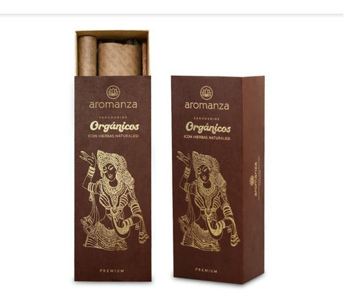 Organic Premium Incense Kit Aromanza Gift Box Herbs 0