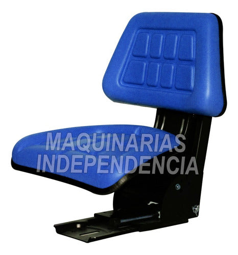 Asiento Tractor Zanello Sin Riñonera Azul Agro 2