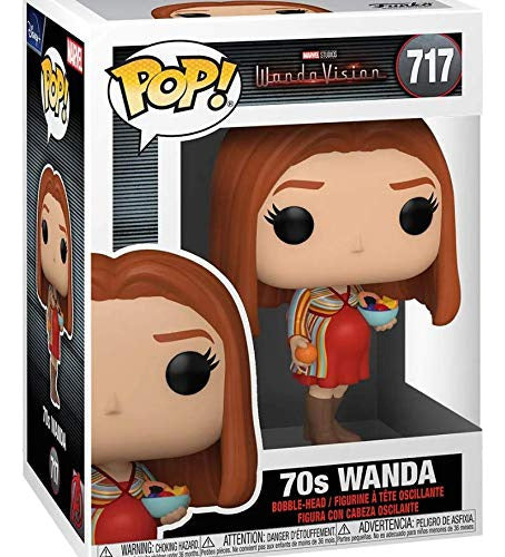 Wanda 70's Pop # 717 Pop Tv: Figura De Vinilo Wanda Vision ( 1