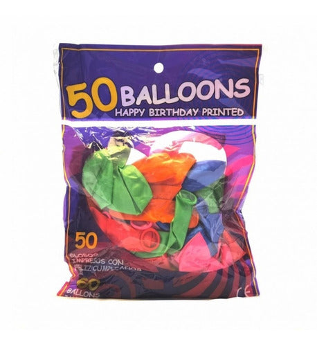 Eleventech Latex Balloons X50 Units Solid Colors for Parties and Events 0