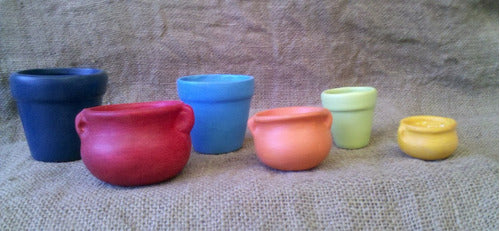 Ceramic Paintable Mini Pot Bizcocho 6.5 x 6.7 Ø 4