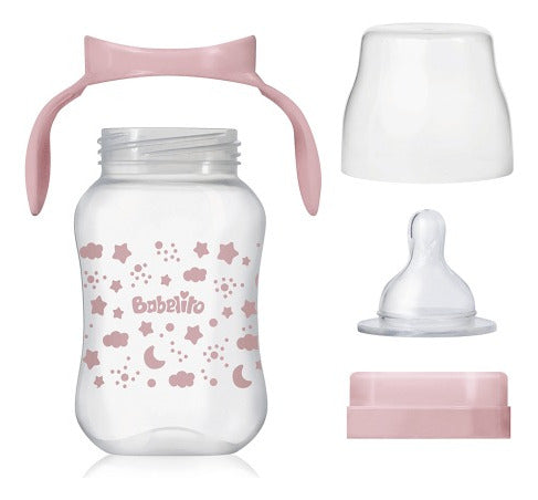 Babelito Wide Neck Baby Bottle 250ml with Handles 1