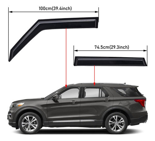 Lightronic Wv94332 - Deflectores Para Ventana Lateral De Mon 1