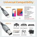 Cable Usb Tipo B A Midi 6.6ft, Cable Usb Otg 2.0 Dispositivo 1