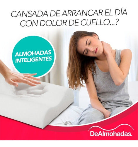 2 Almohadas Inteligentes Viscoelásticas 50x35 - De Almohadas 4