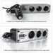 Cargador Triple Encendedor De Auto  12 V + 2 Usb Polestar 3