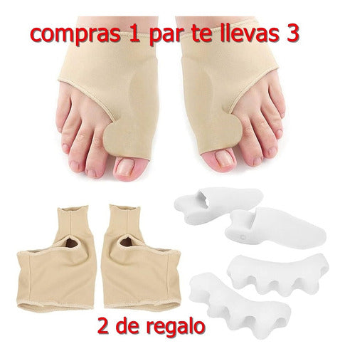 Pura+ 3 Pares Correctores Protectores Juanete Diurno Nocturno 2