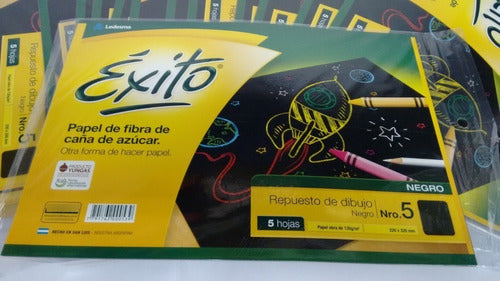 Éxito Drawing Replacement Paper 5 Sheets Canson Size N5 X25 Uni 1