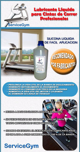 Silicona Lubricante Cinta Correr Dosificador 500c Servicegym 2