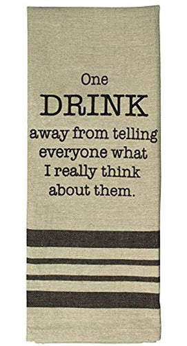 Misphly Fun Kitchen Towels - Fun Alcohol Themed Kitchen Towels 1