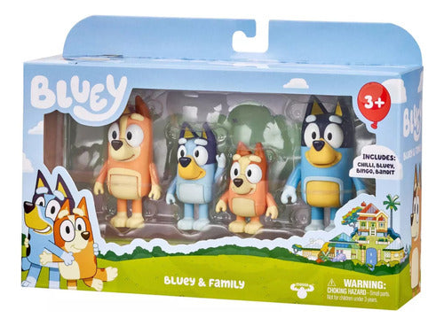 Moose Bluey and Family 4 Character Pack Bluey & Friends 6