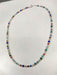 Multicolor Glass and Silver Beads Necklace 1