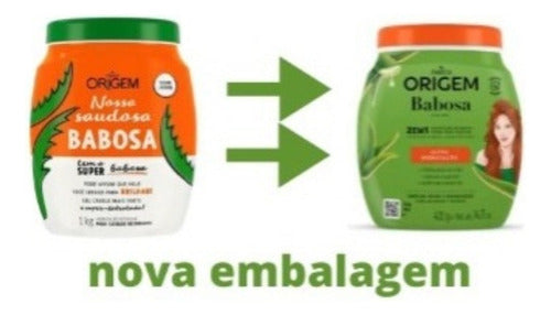 Origem Aloe Vera 2en1 Mascara+crema Peinar Curly G 1kg Vegan 2