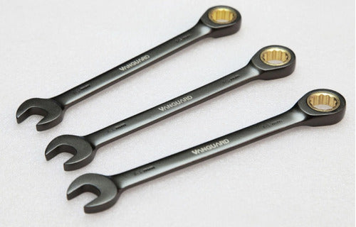 Vanguard 17mm Chrome Vanadium Combination Wrench with Ratchet 0