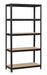 Unilux Metal Shelf Black MDF Shelves 90x40x180 0