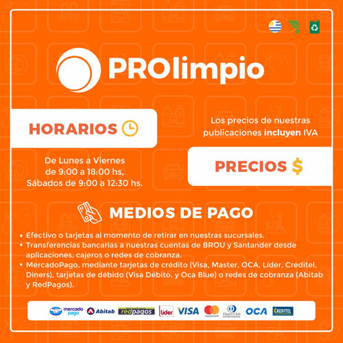 Prolimpio Perfumador Liquido Para Telas De Cítricos 1lt 5