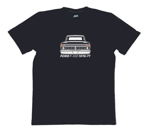 Ford 5XL 170 F-100 1975-77 Front Ironworker T-Shirt 0