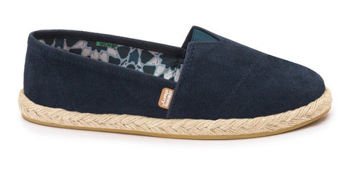 Classic Suede Espadrille Night Blue 0