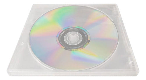 10x Capas Transparentes Para Cd, Capas Padrão Para Dvd, 6