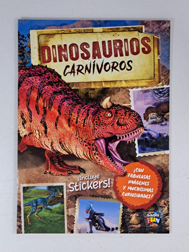 SORELLA LIBROS Dinosaurios Carnivoros - Libro Infantil Incluye Stickers 1