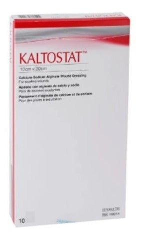 Kaltostat Alginate Wound Dressing Calcium Sodium 10x20 cm 0