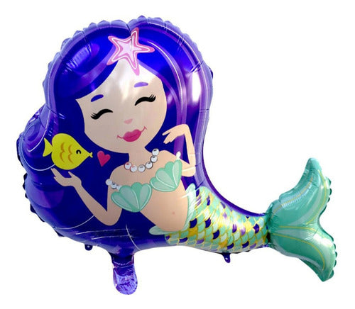 Magic Mermaid Foil Balloon 61.5 X 66 Cm 0