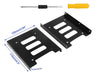 Suiwotin 12 Pieces SSD Support 2.5 to 3.5 Adapter, SSD HDD 2