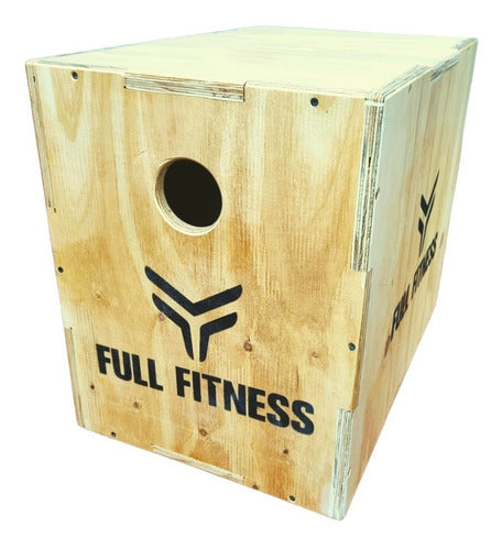 Full Fitness Cajón De Salto Funcional Pliometria 60 X 50 X 40 Reforzado 0