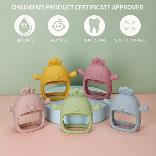 Socub Silicone Teething Toy for Babies BPA Free 1