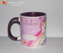 CREAZIONI ® Unicorn Personalized Gift Mug with Colored Handle and Interior 3