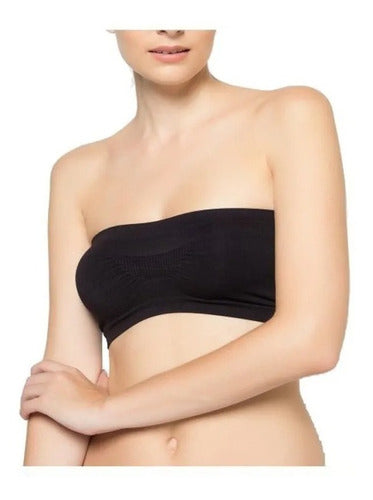 Women's Seamless Bandeau Bra Cocot 5718 Pack of 2 Units 4