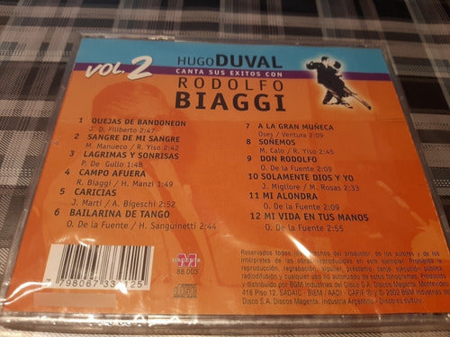 Rodolfo Biaggi - Hugo Duval - Cd Tango Nuevo Cerrado 1