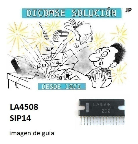 Circuito Integrado La4508 Sip14 La 4508 8.5w Dual Amplifier 1