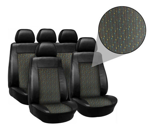 SSP Premium Jackard Eco-Leather Seat Covers for Volkswagen Vento 4