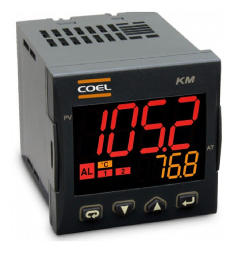 Controlador De Temperatura Coel Km1bhgor 100/240v Novo C/nf 1