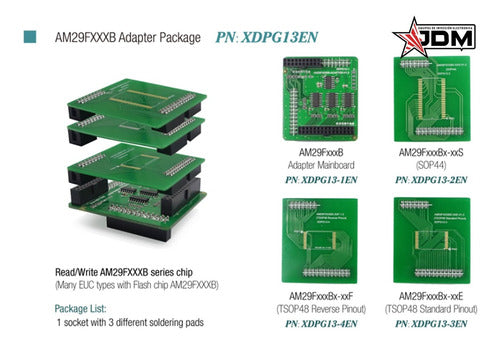 Xhorse Kit Adaptadores Am29fxxxb Vvdi Prog Jdm Distribuidor 6