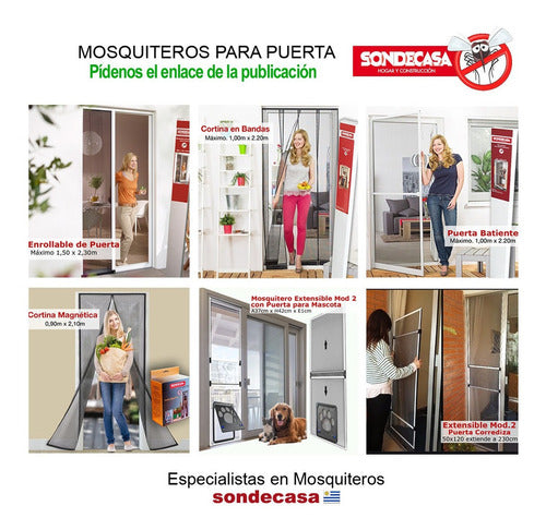 Sondecasa Mosquitero Extensible 50x75, Extends Up to 1.40m 5