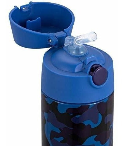 Snug Termo Aislado De Acero Inoxidable Con Pajita Camuflaje 17oz 2